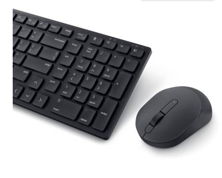 Dell Pro Compact Silent Keyboard and Mouse - KM555 - US International (QWERTY)
