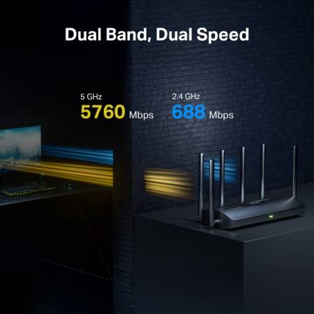 2-лентов Wi-Fi 7 рутер Mercusys MR37BE