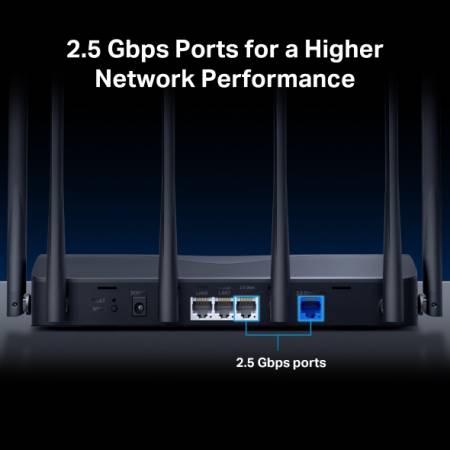 2-лентов Wi-Fi 7 рутер Mercusys MR37BE