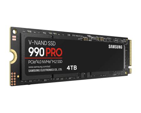 Твърд диск Samsung SSD 990 PRO 4TB PCIe 4.0 NVMe 2.0 M.2 MZ-V9P4T0BW