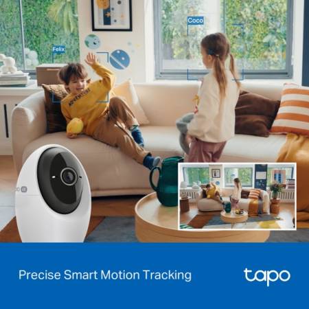 Wi-Fi Pan/Tilt камера за наблюдение с AI TP-Link Tapo C260