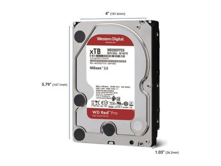 WD Red Pro 8TB 6Gb/s SATA HDD 3.5inch