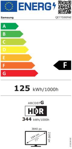 Samsung 77" OLED QE77S90FA Smart
