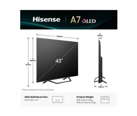 Hisense 43" A7Q