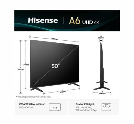 Hisense 50" A6Q