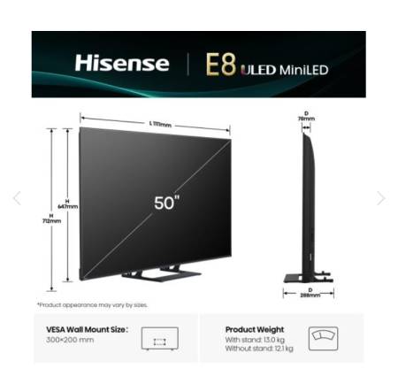Hisense 50" E8Q
