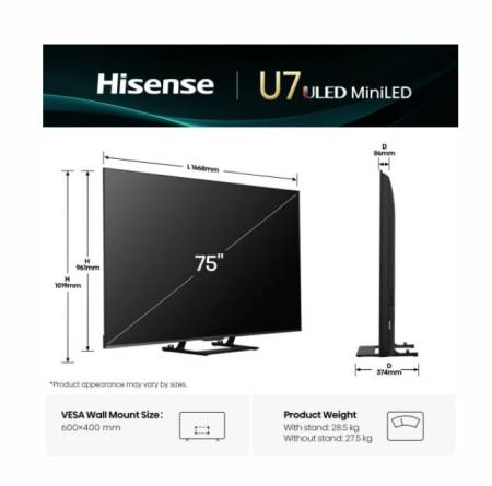 Hisense 75"U7Q