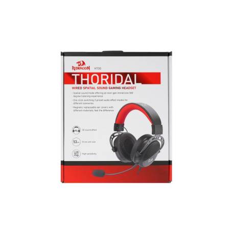 Геймърски слушалки Redragon Thoridal H730 - черни