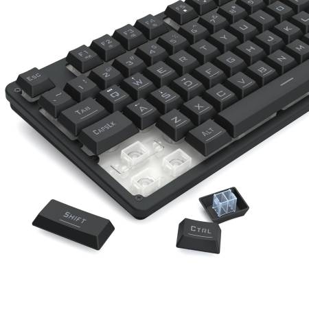 Геймърска клавиатура Redragon Netherbane K521-R с RGB осветление -  черна