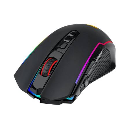 Геймърска мишка Redragon Nix M914-RGB с безжична и кабелна Bluetooth връзка с RGB осветление - черна