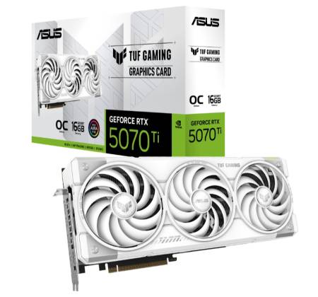 Asus TUF Gaming GeForce RTX 5070 Ti 16GB GDDR7 OC White