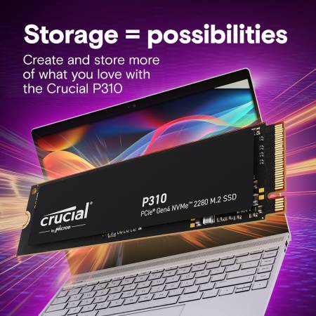 SSD диск Crucial P310 2TB PCIe Gen4 NVMe M.2 CT2000P310SSD8