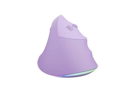 Natec Vertical Mouse Crake 2 Pro 12800DPI Optical Pure Lavander