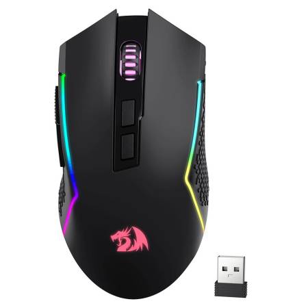 Безжична и Bluetooth геймърска мишка Redragon Trident M693 с RPG осветление