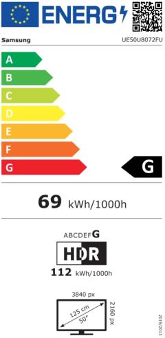 Samsung LED 50U8072 50" Smart