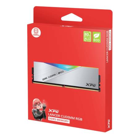 ADATA LANCER RGB 48GB (2x24GB) DDR5 9200 MHz CU-DIMM Silver
