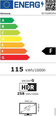 Samsung Neo QLED 75QN85F 75" Ultra HD 4K Mini LED Smart HDR