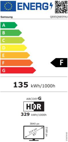 Samsung Neo QLED 85QN85F 85" Ultra HD 4K Mini LED Smart HDR
