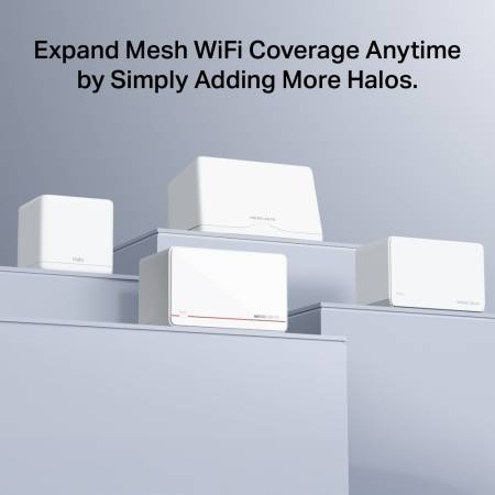 Безжична Wi-fi 7 Mesh система Mercusys Halo H37BE(2-pack) BE6500