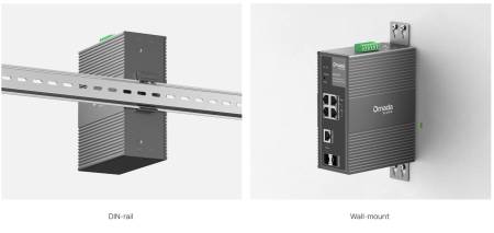 6-портов гигабитов индустриален лесно управляем комутатор TP-Link Omada IES206GPP с 3 PoE+ порта и 1 PoE++ порта