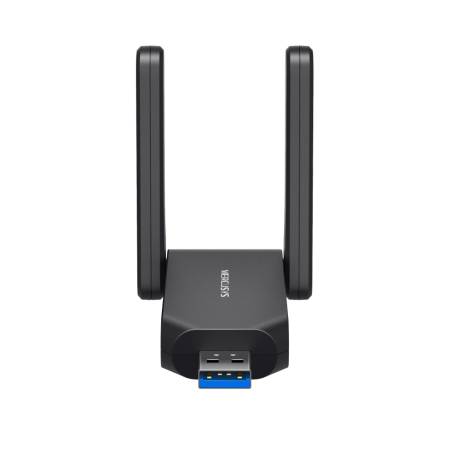 Безжичен 2-лентов USB адаптер с висок коефициент на усилване Mercusys MA72XH AX1800