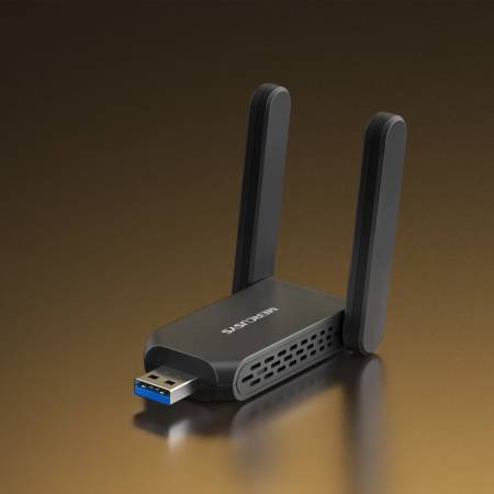 Безжичен 2-лентов USB адаптер с висок коефициент на усилване Mercusys MA72XH AX1800