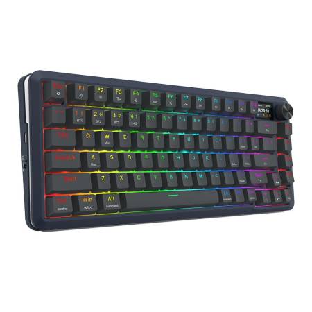 Bluetooth и безжична механична геймърска клавиатура Redragon Flekact Pro K708-RGB-PRO