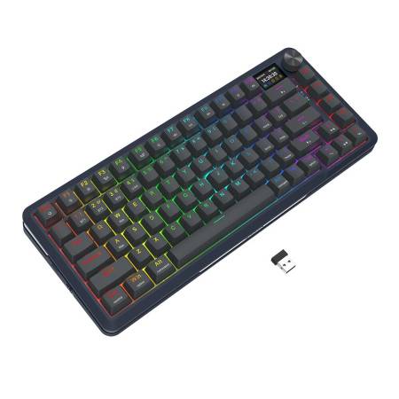 Bluetooth и безжична механична геймърска клавиатура Redragon Flekact Pro K708-RGB-PRO