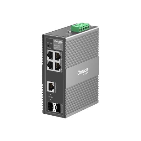 6-портов гигабитов индустриален лесно управляем комутатор TP-Link Omada IES206G