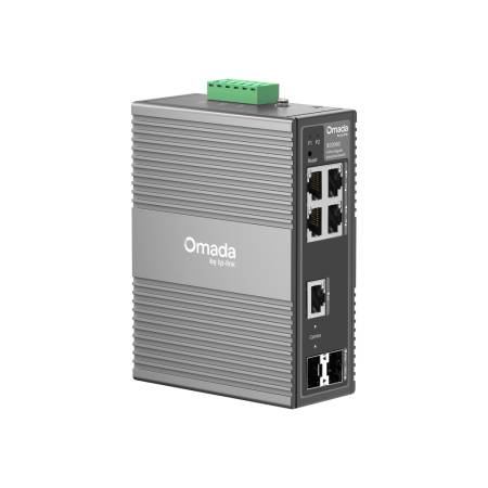 6-портов гигабитов индустриален лесно управляем комутатор TP-Link Omada IES206G