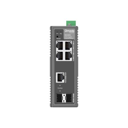 6-портов гигабитов индустриален лесно управляем комутатор TP-Link Omada IES206G