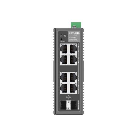 8-портов гигабитов индустриален лесно управляем комутатор TP-Link Omada IES208G