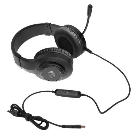 Геймърски слушалки Redragon Hylas H371-RGB USB RGB осветление - черни