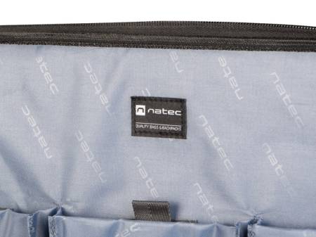 Natec laptop bag Boxer 17.3" Black