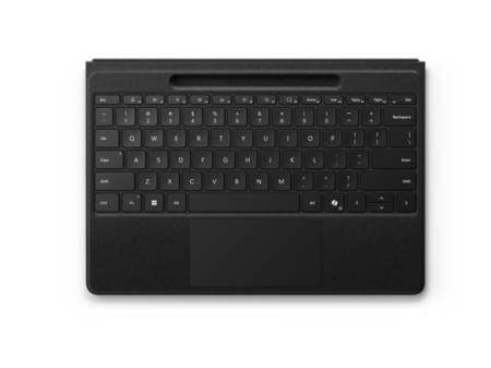 Microsoft Surface Pro Flex Keyboard ONLY Eng Intl CEE Commercial Alcantara Black