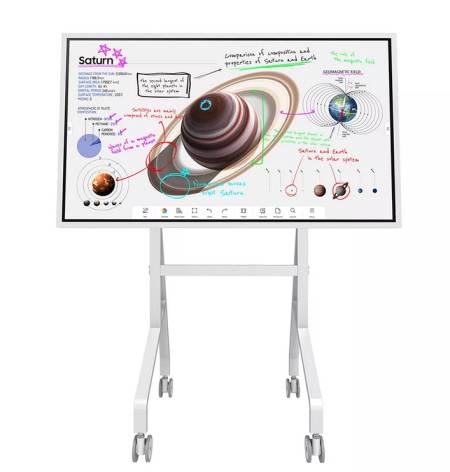 Neomounts Move Go Flip Rotational Mobile Floor Stand for Samsung Flip 55" en 65" (fast install