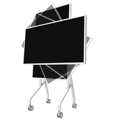Neomounts Move Go Flip Rotational Mobile Floor Stand for Samsung Flip 55" en 65" (fast install