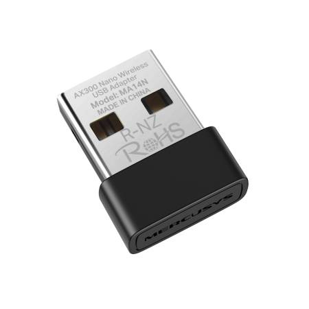 Безжичен Nano USB адаптер Mercusys MA14N AX300