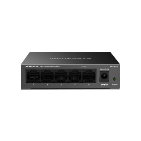 5-портов настолен гигабитен комутатор Mercusys MS105GS