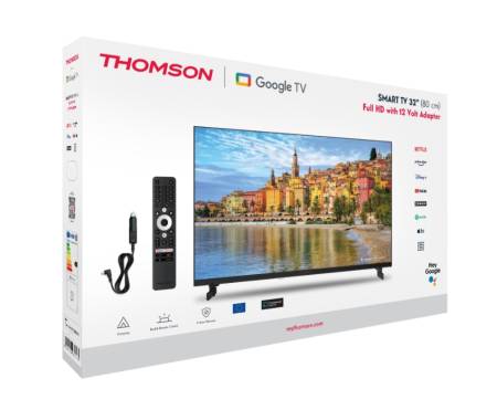 Thomson Smart FHD TV 32"; Google TV; 1920 x 1080 (FHD)