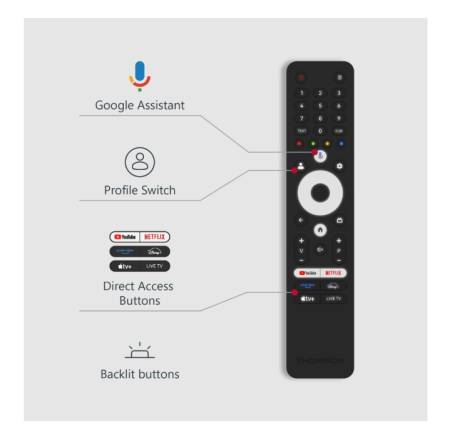 Thomson Smart UHD TV 43"; Google TV; 3840 x 2160 (4K UHD)