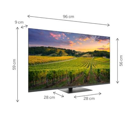 Thomson Smart QLED TV 43"; Google TV; 3840 x 2160 (4K UHD)