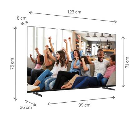 Thomson Smart UHD TV 55"; Google TV; 3840 x 2160 (4K UHD)