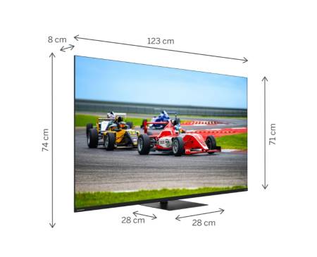 Thomson Smart QLED Pro TV 55"; Google TV; 3840 x 2160 (4K UHD)