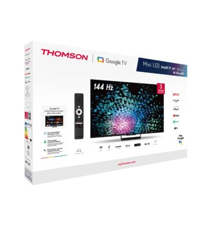 Thomson Smart MiniLED TV 55"; Google TV; 3840 x 2160 (4K UHD)