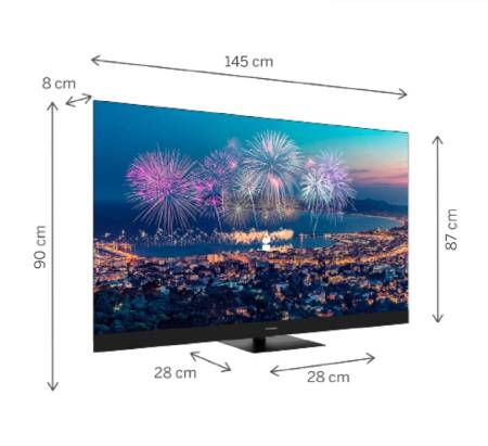 Thomson Smart QLED Plus TV 65"; Google TV; 3840 x 2160 (4K UHD)