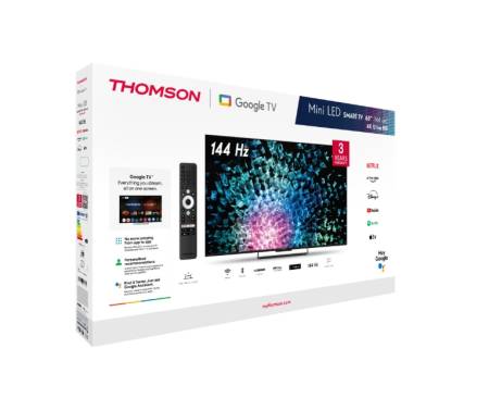 Thomson Smart MiniLED TV 65"; Google TV; 3840 x 2160 (4K UHD)