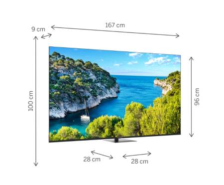 Thomson Smart UHD TV 75"; Google TV; 3840 x 2160 (4K UHD)