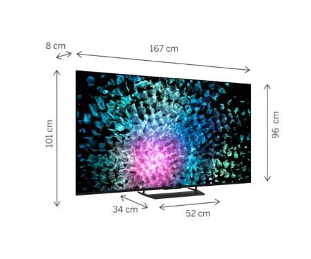 Thomson Smart MiniLED TV 75"; Google TV; 3840 x 2160 (4K UHD)