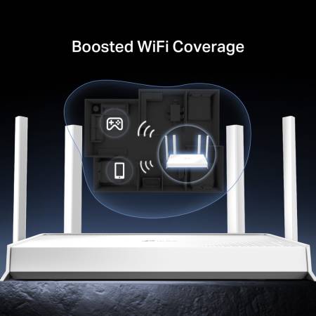 Рутер Wi-Fi 7 TP-Link Archer BE220W BE7200 2-лентов